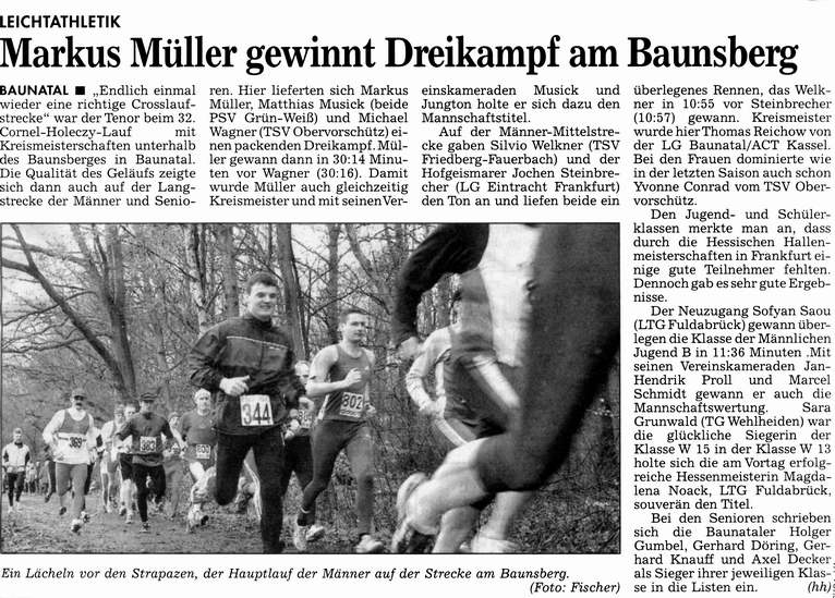 VL: Markus Mller gewinnt Dreikampf am Baunsberg
